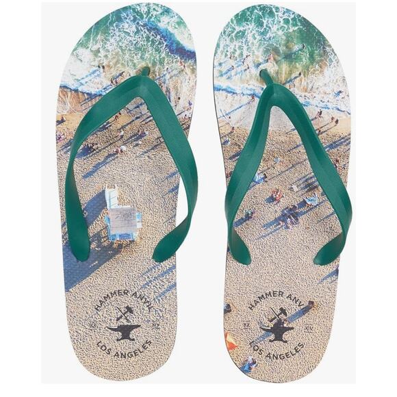 Hammer Anvil Men Flip Flops Size 10/11 - Picture 1 of 9